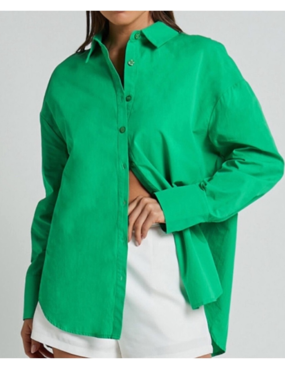 Nordstrom Green Boyfriends shirts